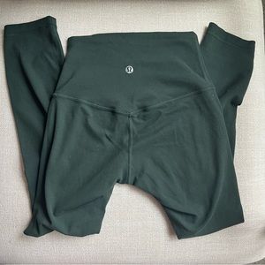 Forrest Green Lululemon Leggings - Size 0